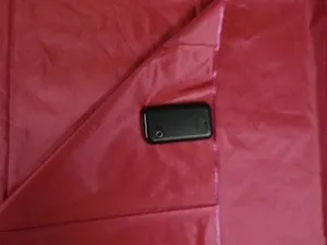 100% Pure SILK TAFFETA FABRIC Red x Pink 54" wide