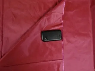 100% Pure SILK TAFFETA FABRIC Red x Pink 54" wide