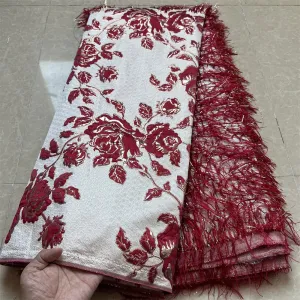 5 YARDS / 3 COLORS / Rosy Garden Viscose Jacquard Woven Fabric for Dresses, Jackets, Suits, Shirts, Skirts Lining