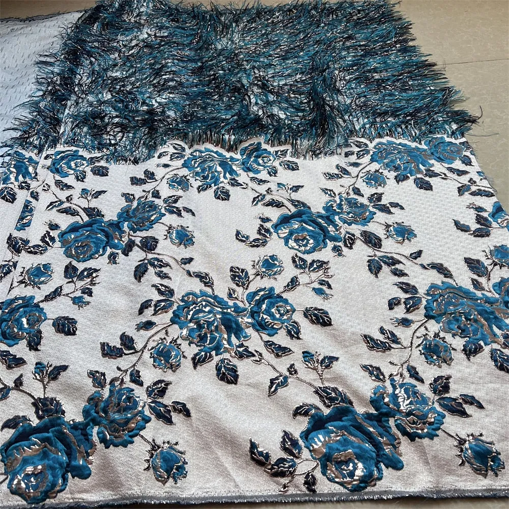 5 YARDS / 3 COLORS / Rosy Garden Viscose Jacquard Woven Fabric for Dresses, Jackets, Suits, Shirts, Skirts Lining
