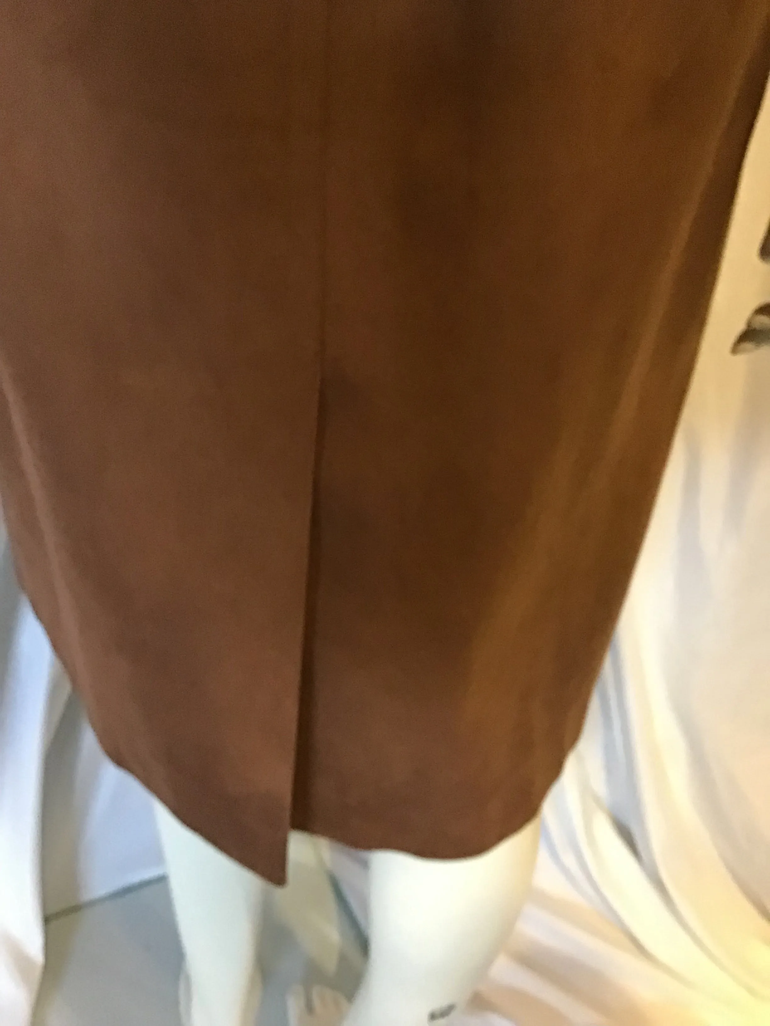 70s Adele Simpson Suede Coat