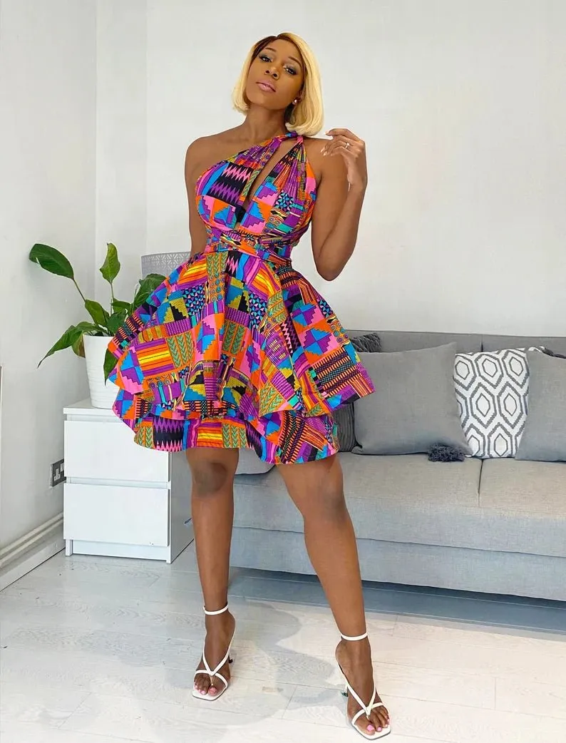 African Print Benzina Infinity Dress