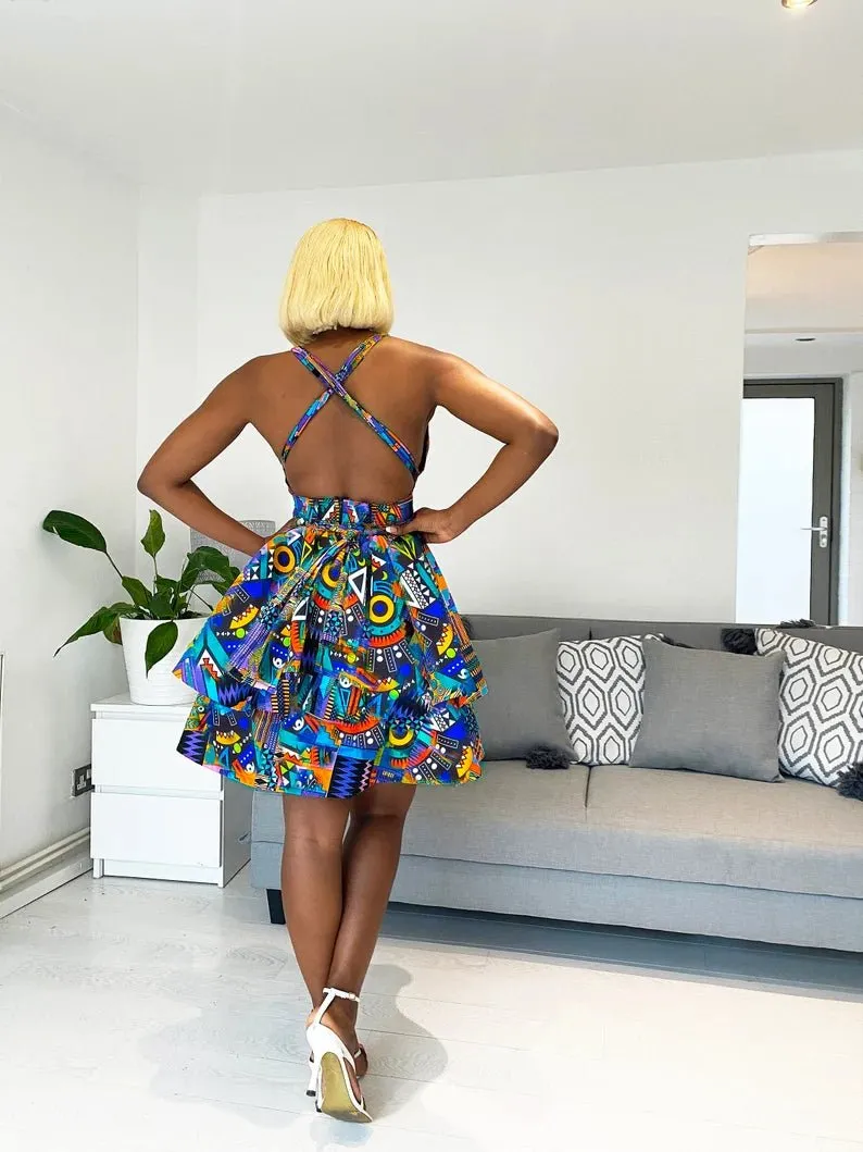 African Print Luella Infinity Dress