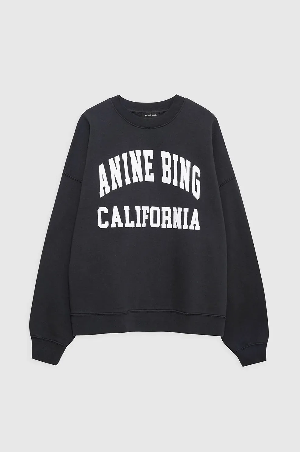 Anine Bing Miles Sweatshirt in Vintage Black