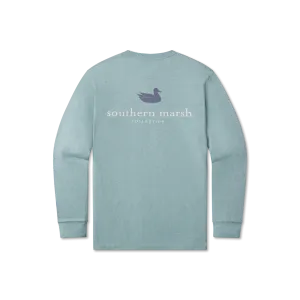 Authentic Heathered Tee - Long Sleeve