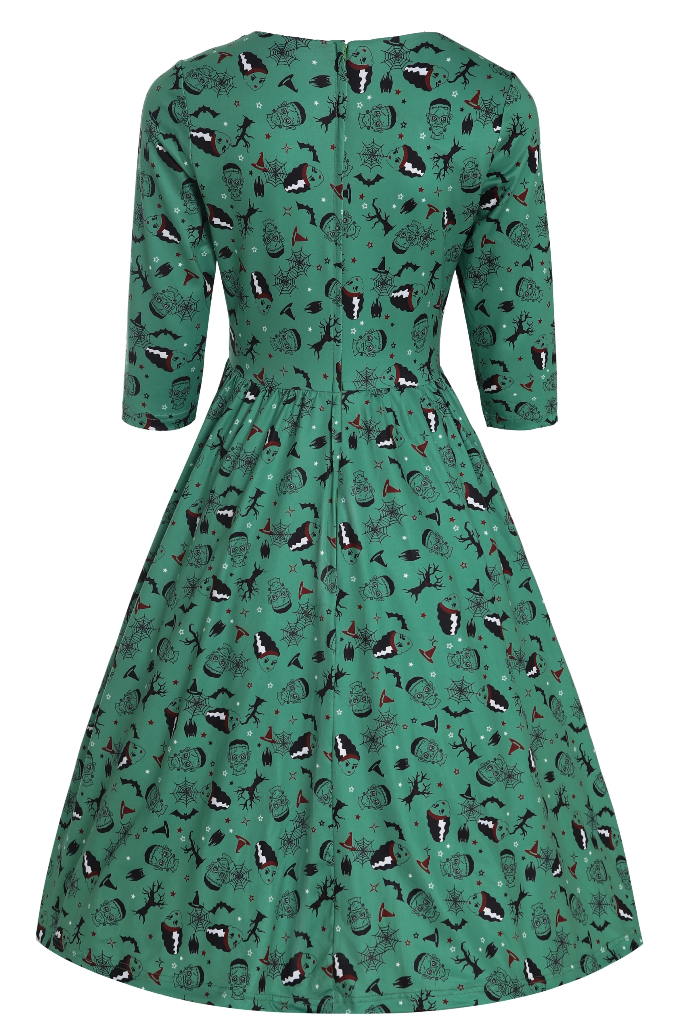 Billie Frankenstein & The Bride Print Dress