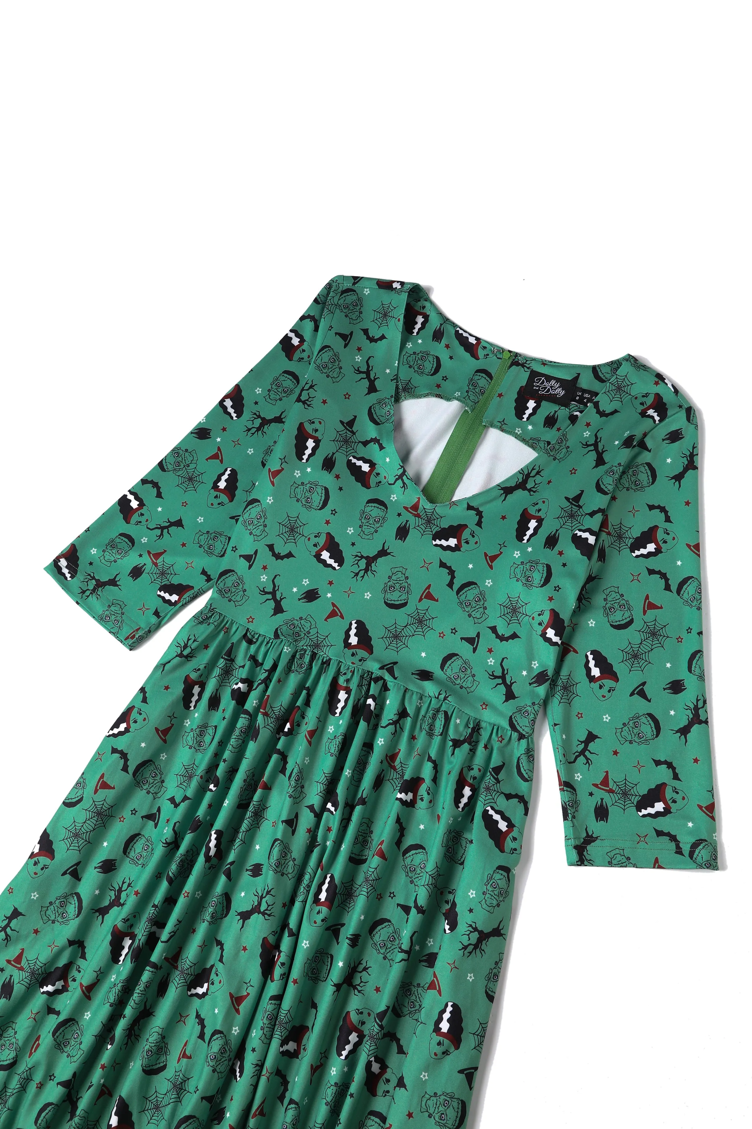 Billie Frankenstein & The Bride Print Dress