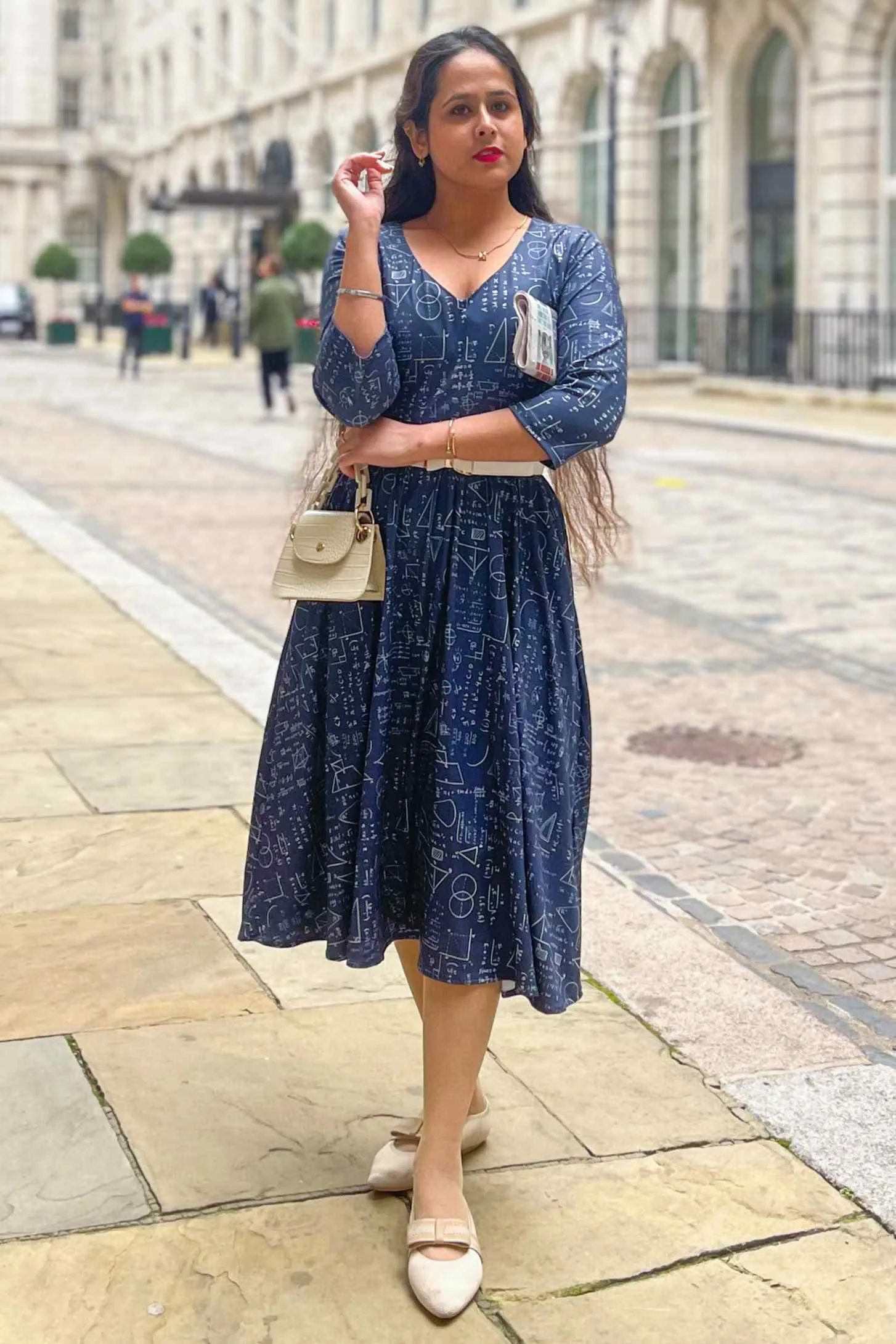 Billie Long Sleeved Maths Dress