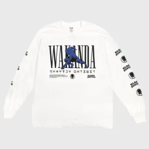 Black Panther - Wakanda White Longsleeve
