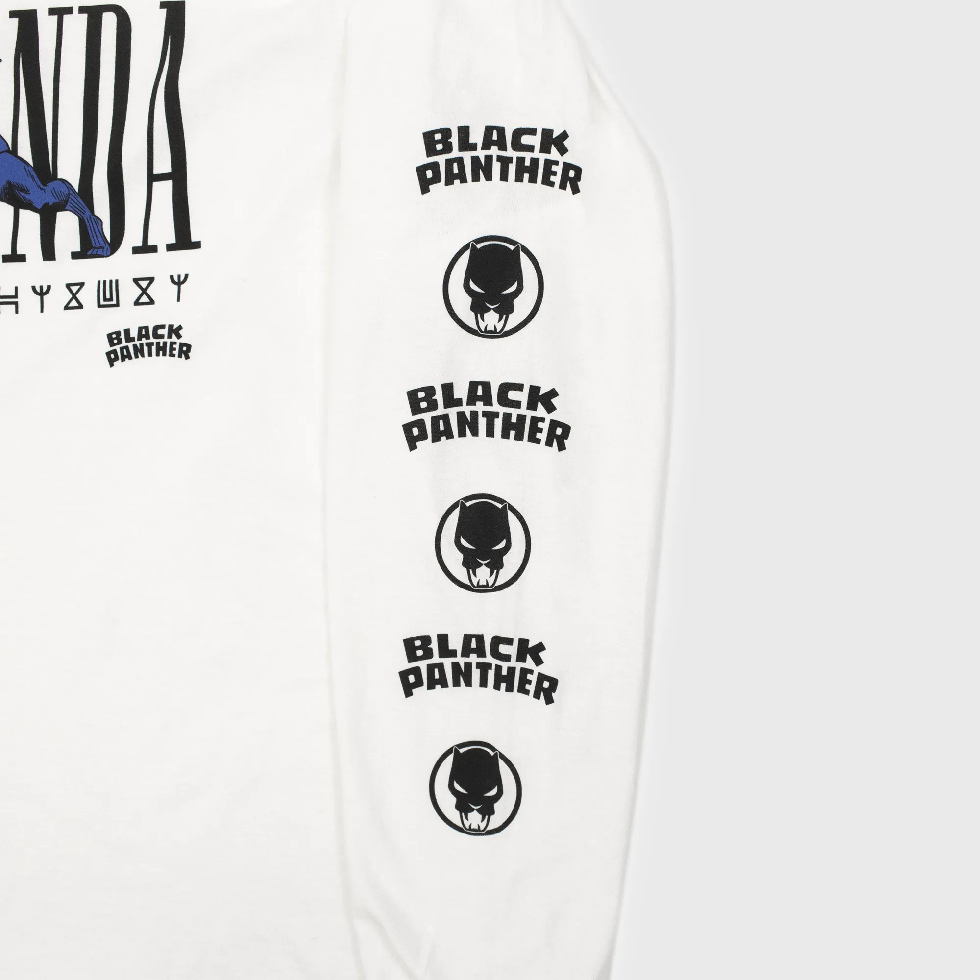 Black Panther - Wakanda White Longsleeve
