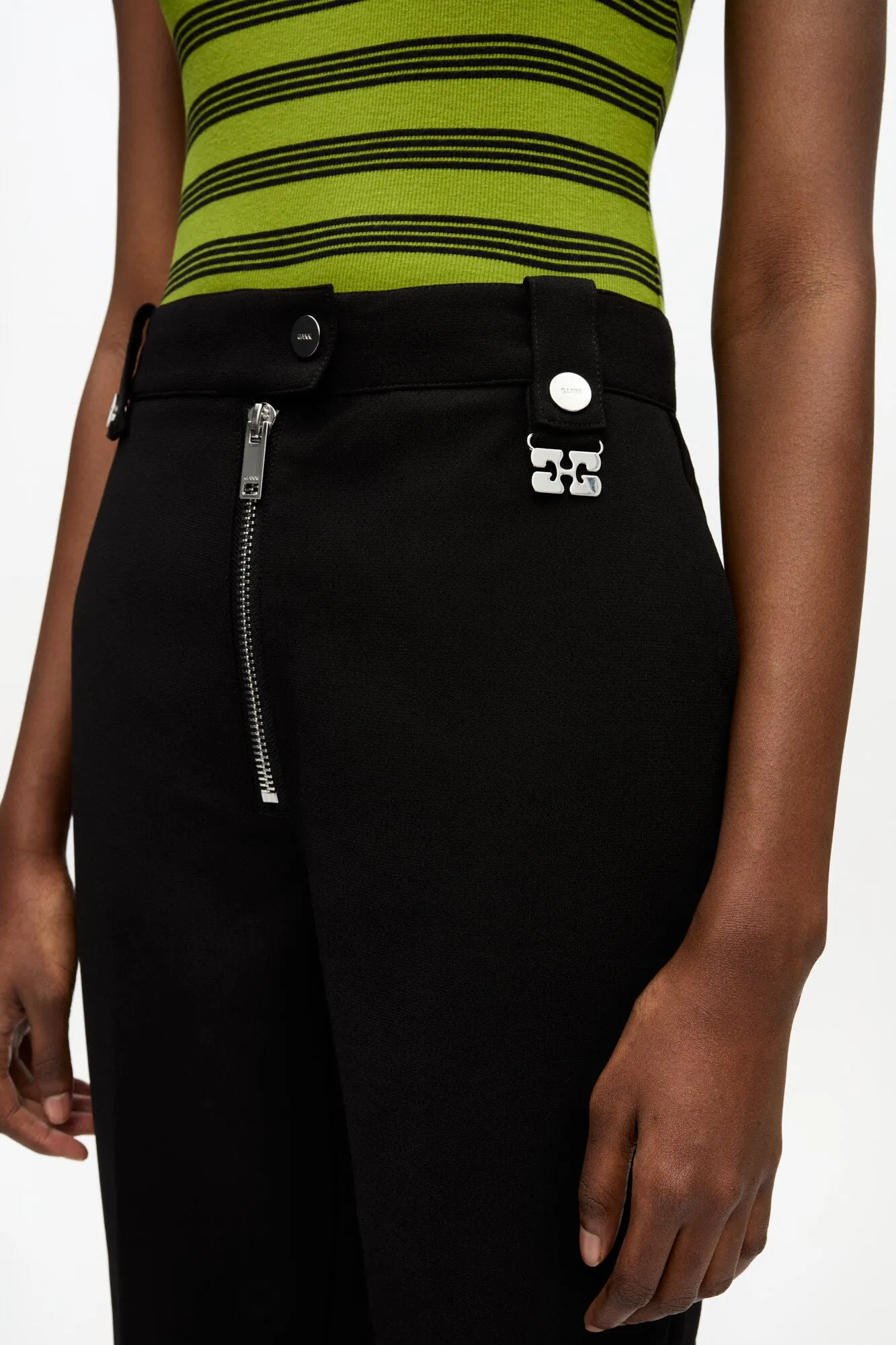 Bonded Crepe Pants