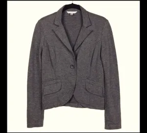Cabi Jet Set One Button Gray Blazer Style 616 Size 6