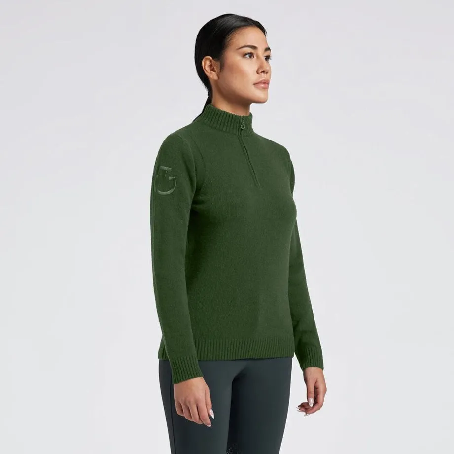 Cavalleria Toscana Lambswool Half Zip Sweater