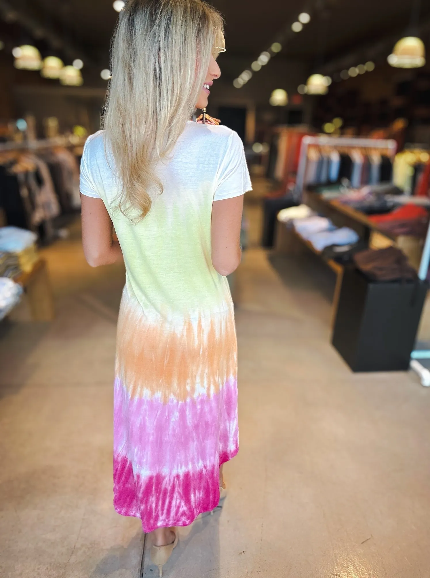 Charlie B Sunset Dreams Midi Dress