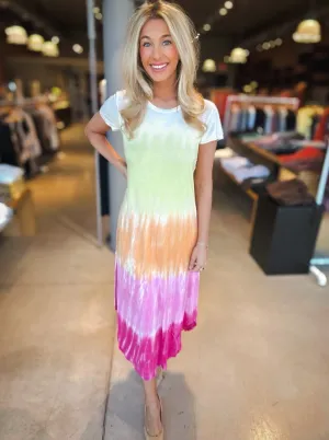 Charlie B Sunset Dreams Midi Dress