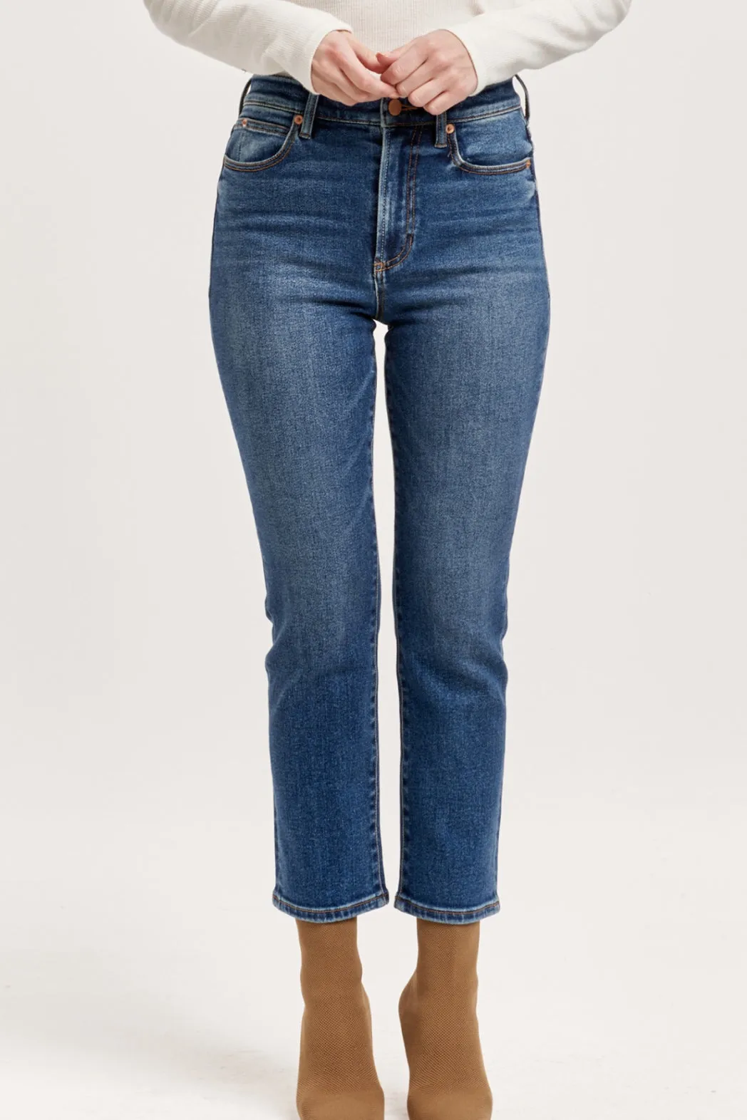 Dear John: Frankie Straight Leg Jeans in Midtown