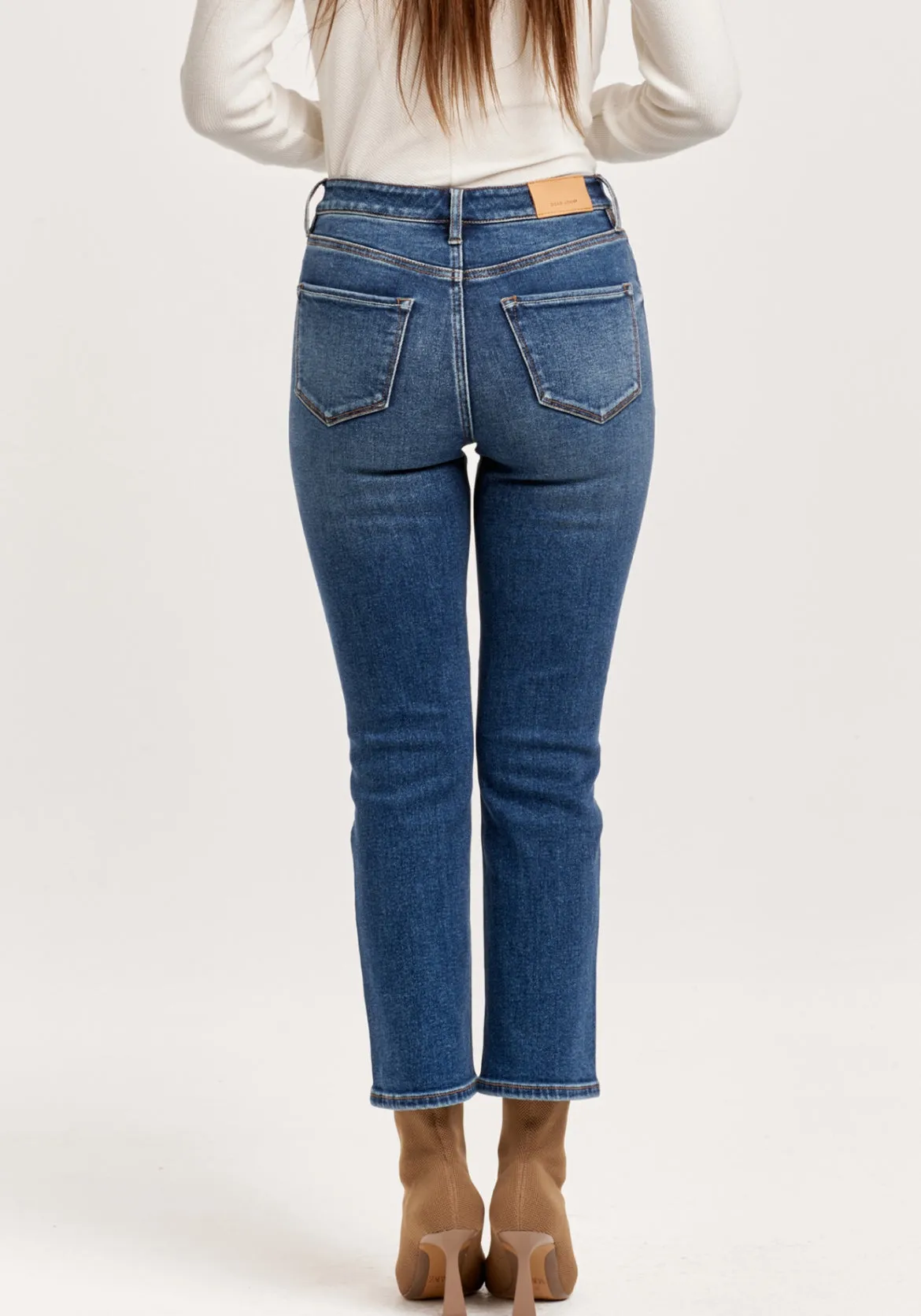 Dear John: Frankie Straight Leg Jeans in Midtown