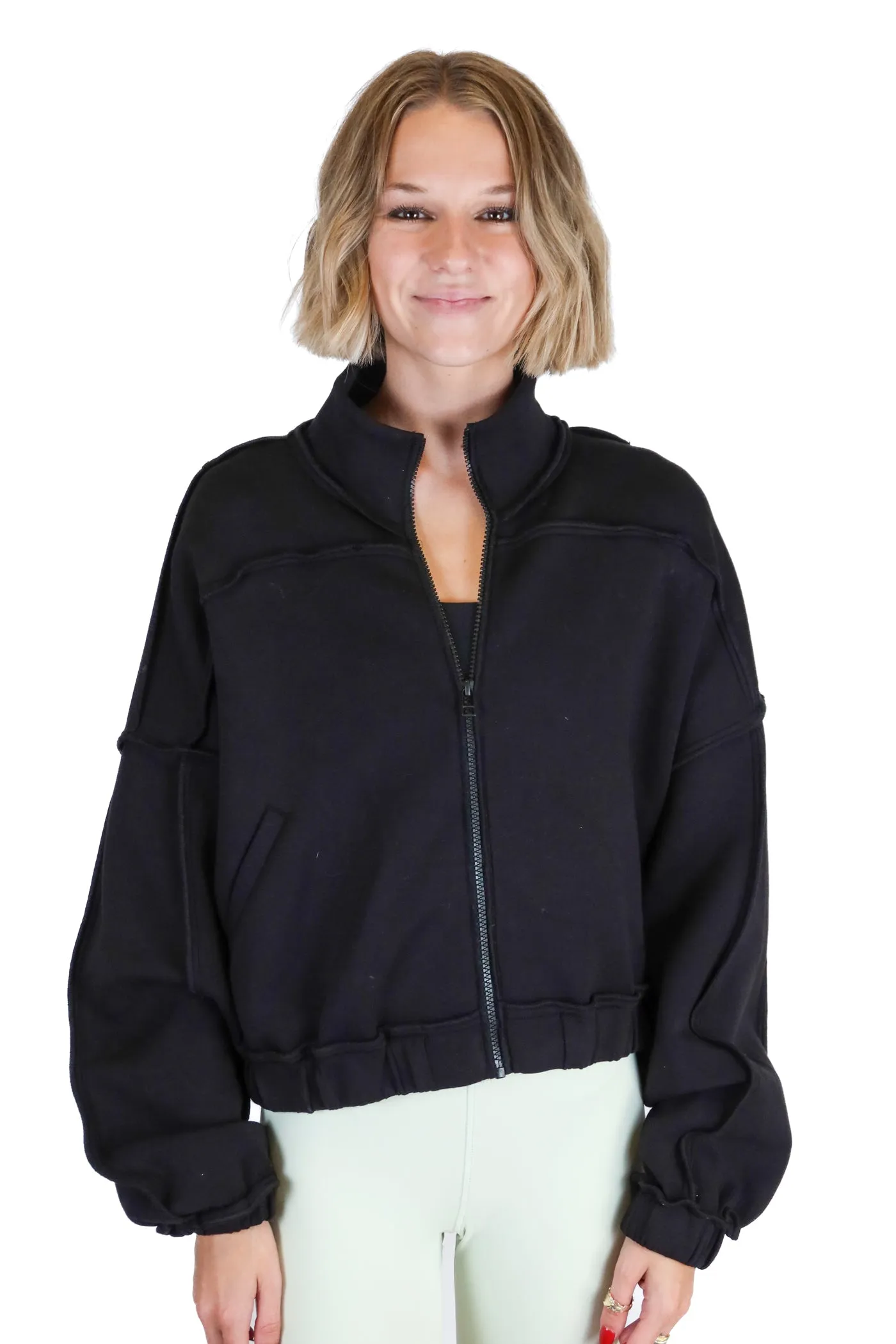Devon Windsor Black Cropped Jacket (S; retail $240)