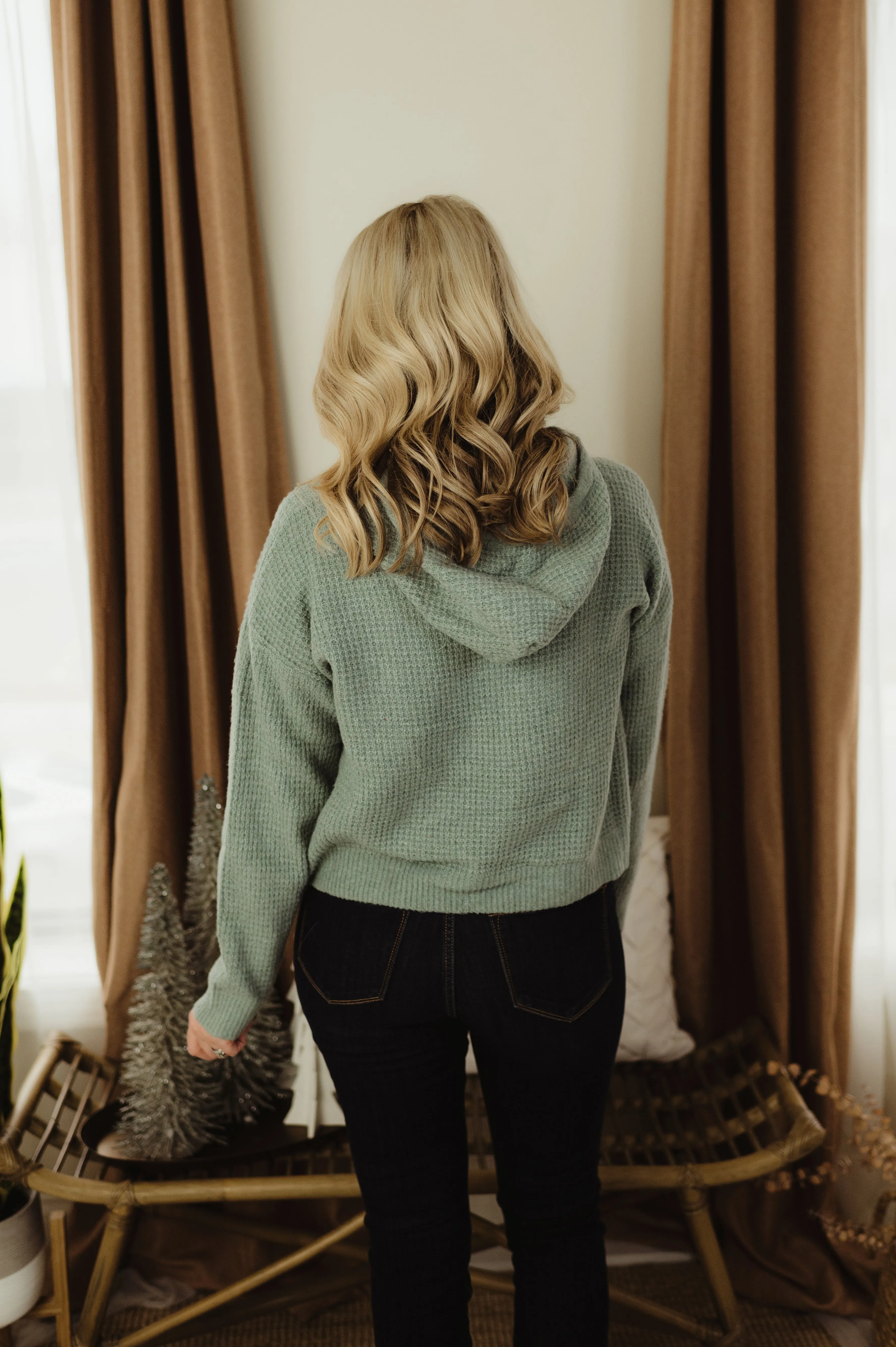 Drawstring Hoodie Sweater