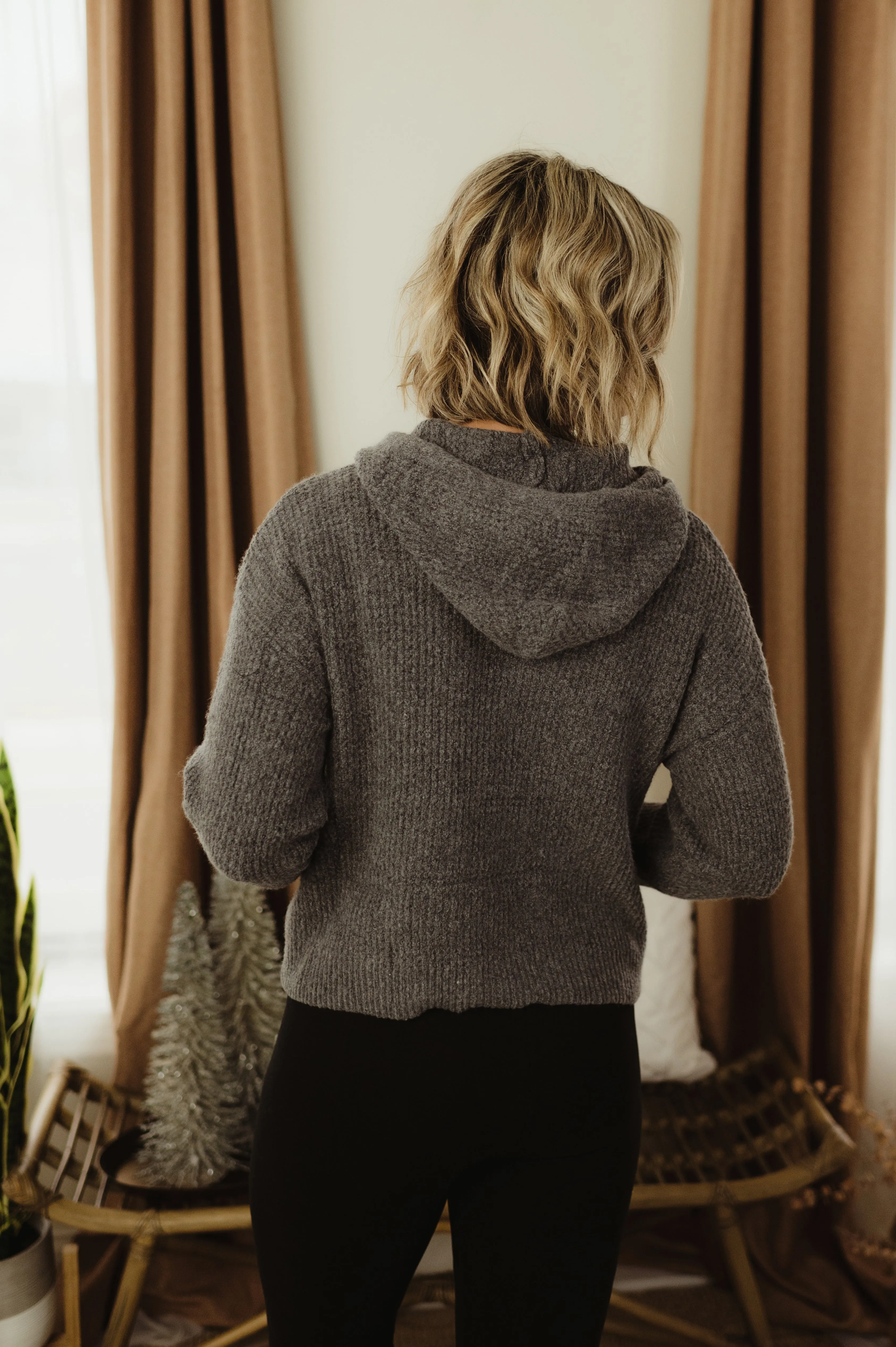 Drawstring Hoodie Sweater