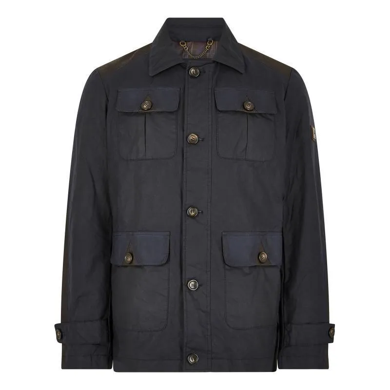 Dubarry Broadford Mens Waxed Primaloft Jacket - Navy