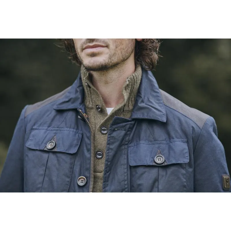 Dubarry Broadford Mens Waxed Primaloft Jacket - Navy