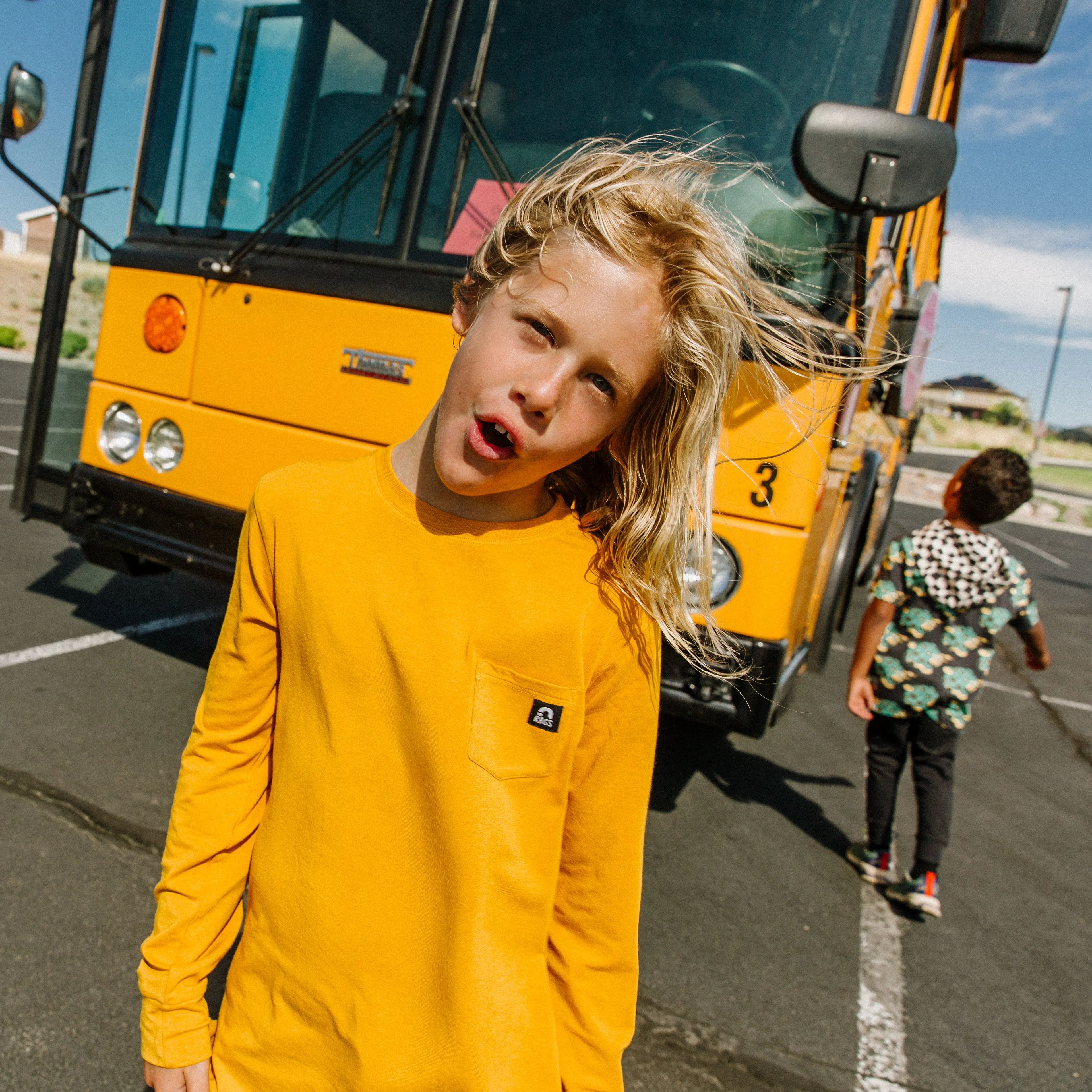 Essentials Long Sleeve Tee - 'Golden Yellow'