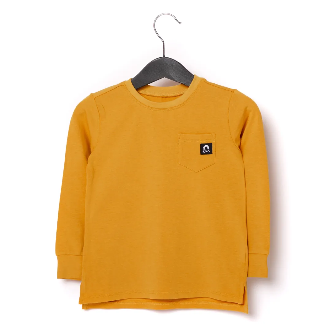Essentials Long Sleeve Tee - 'Golden Yellow'