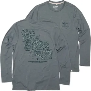 Explore California Long Sleeve Pocket Unisex T-shirt