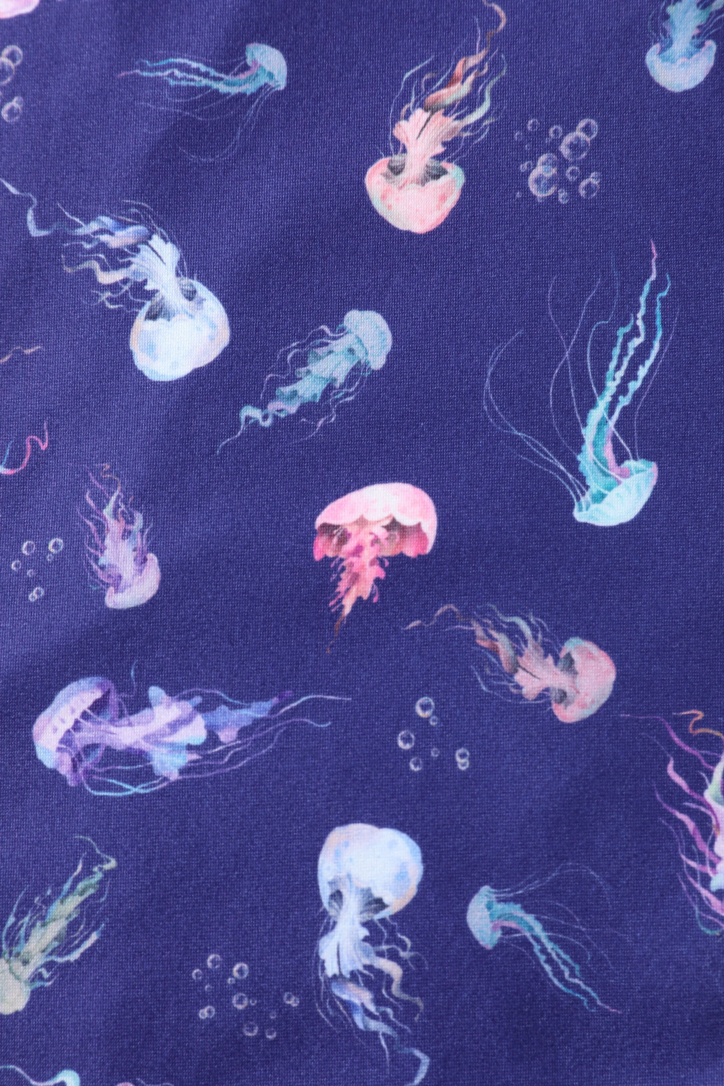 Julia Purple Jellyfish Sleeved Dress