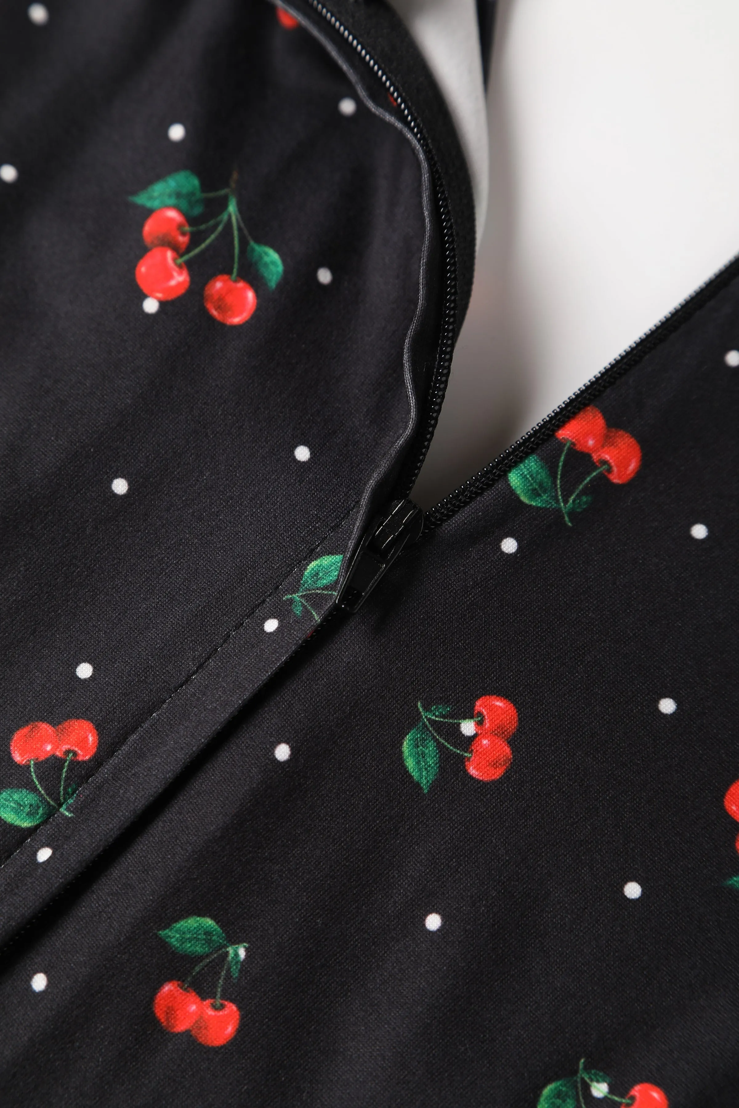 Julia Retro Black Cherry Tea Dress