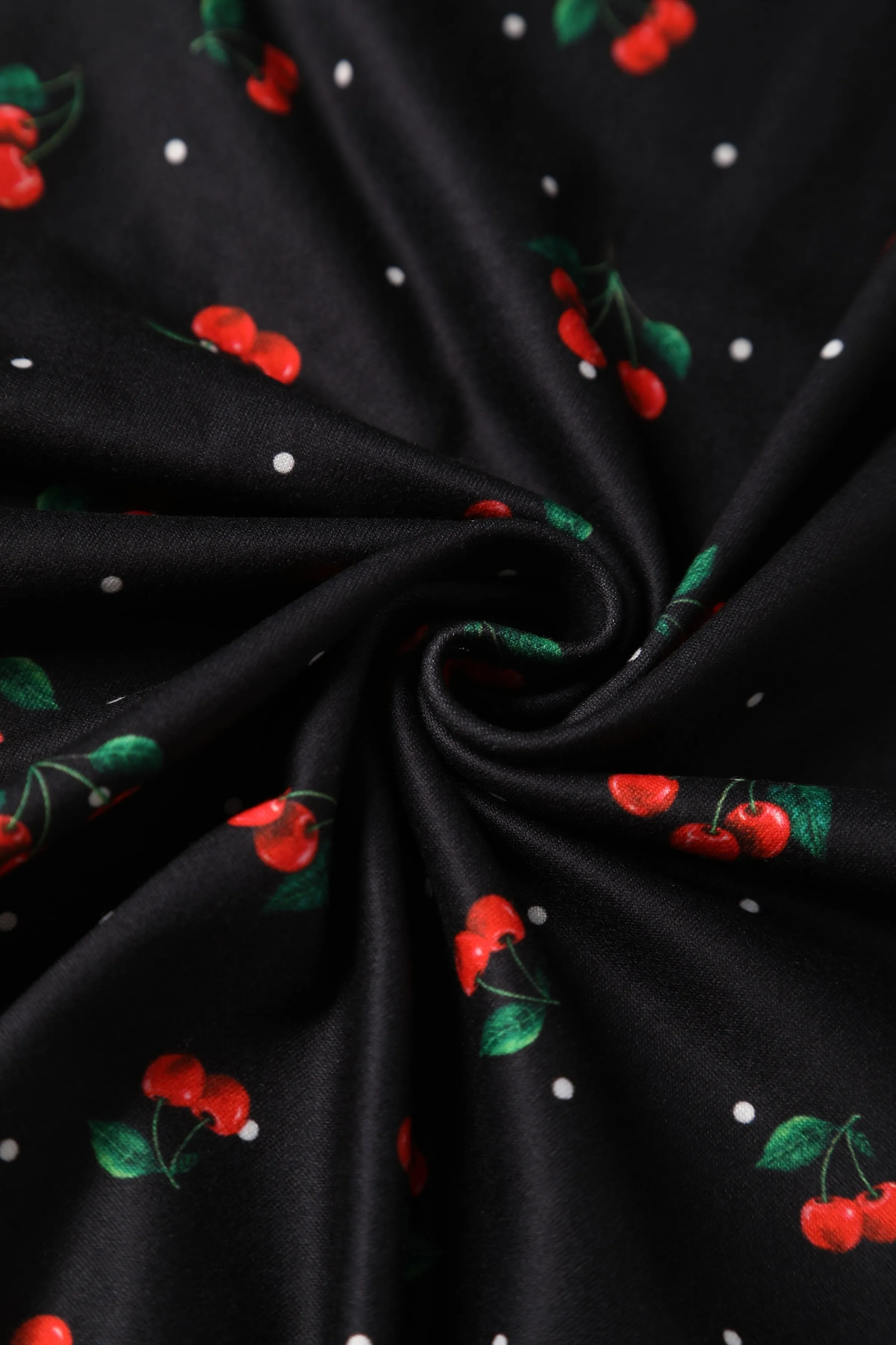 Julia Retro Black Cherry Tea Dress