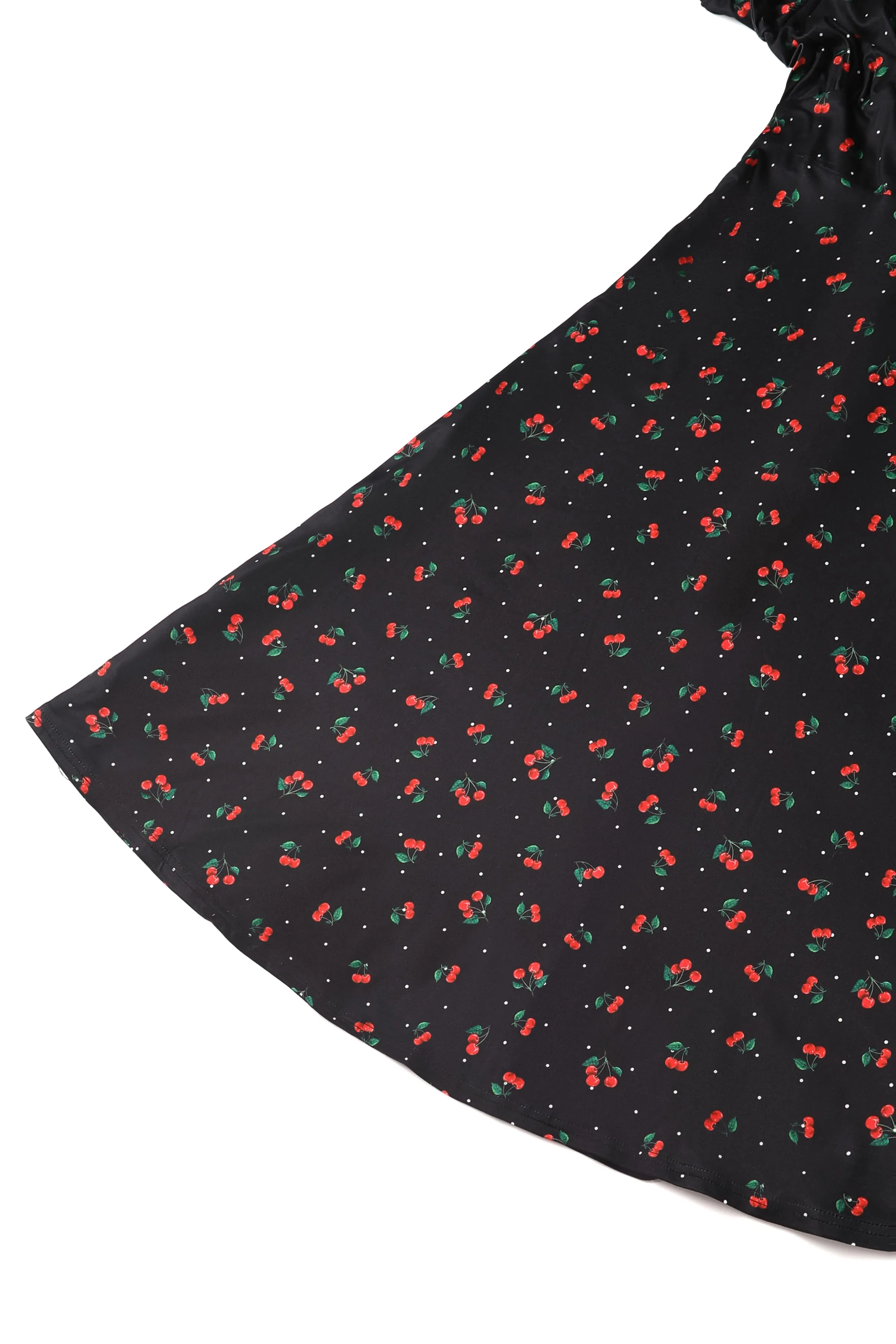 Julia Retro Black Cherry Tea Dress