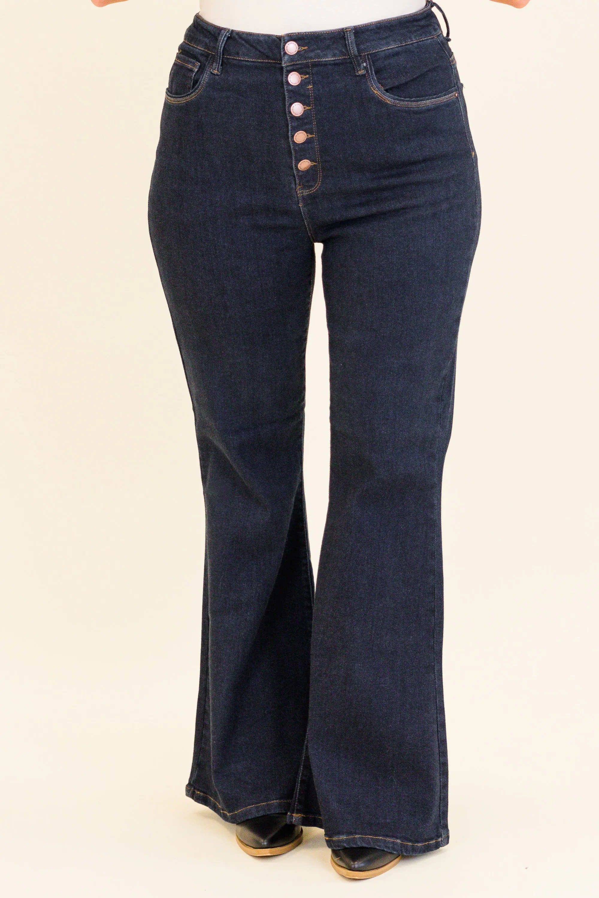 Light Up The Sky Jeans, Dark Wash