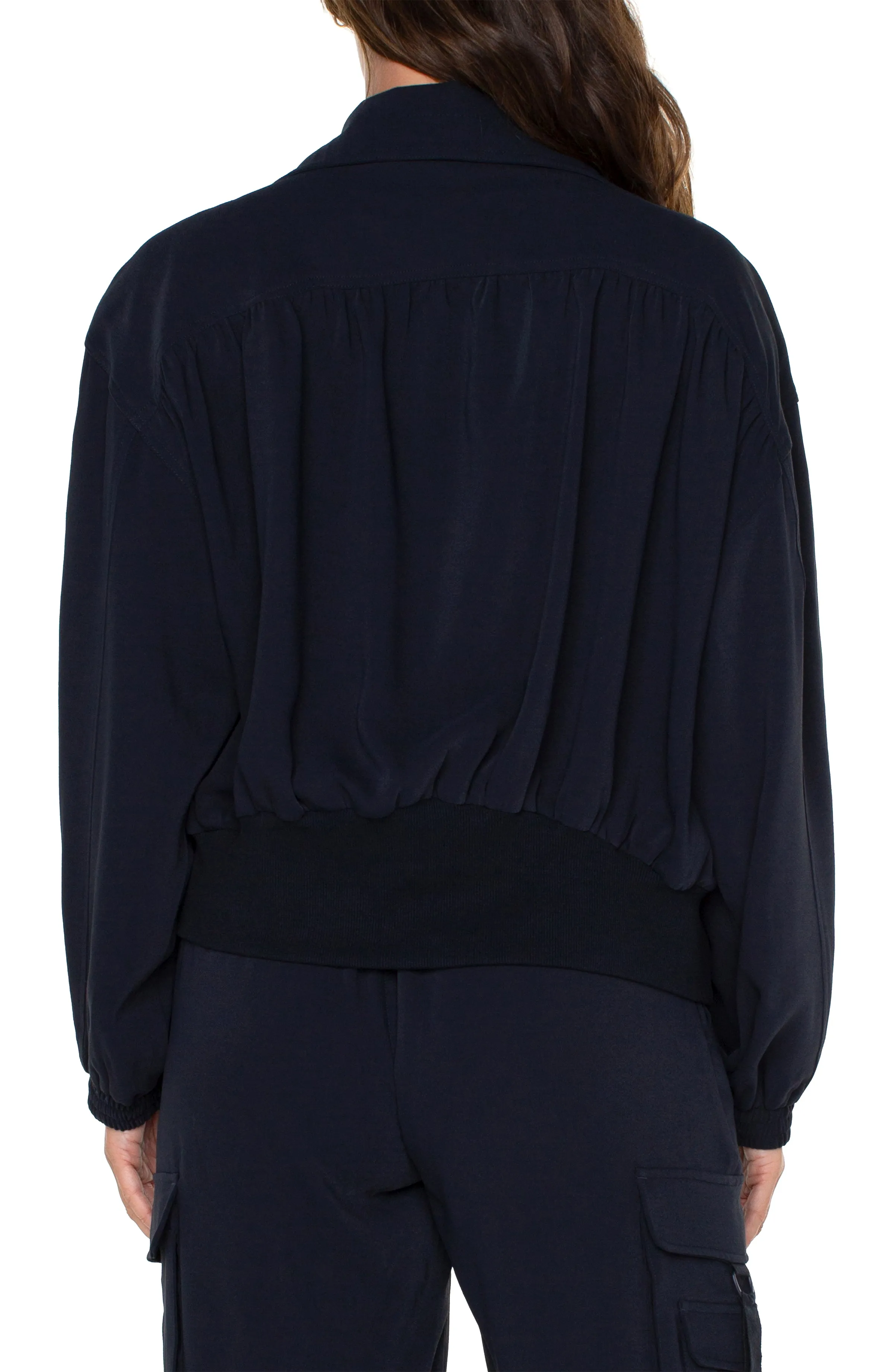 Liverpool Zip Up Dolman Jacket (lunar blue)