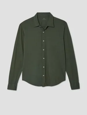 Long Sleeve Easy Shirt - Basil