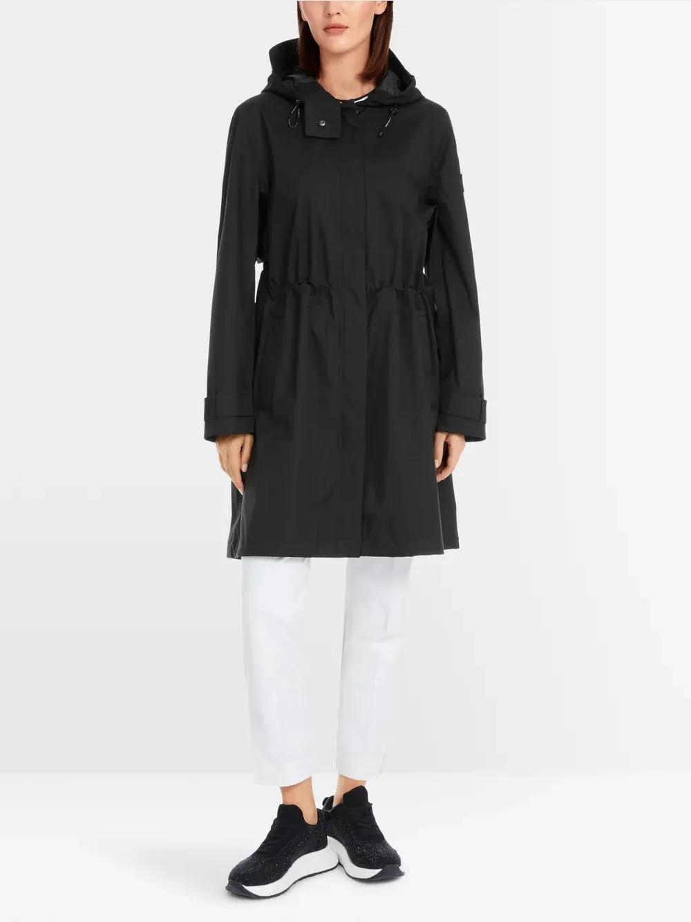 Marc Cain Black Outdoor jacket with functional membrane