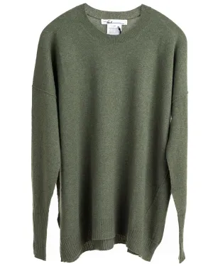Moss Relaxed Luxe Crewneck Pullover