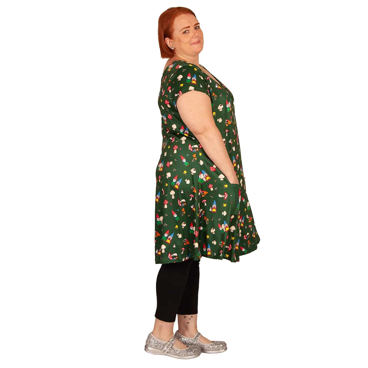 Mr & Mrs Gnome Tunic Dress With Pockets