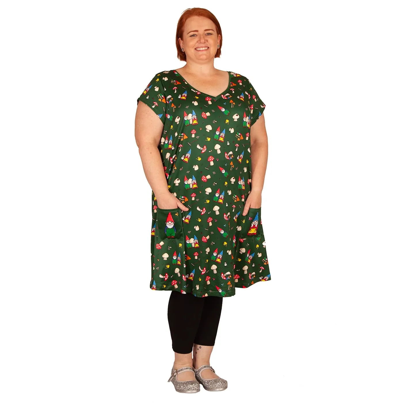 Mr & Mrs Gnome Tunic Dress With Pockets