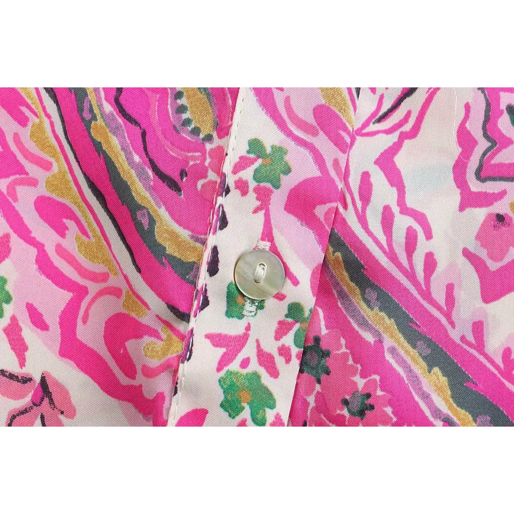 Paisley Print Cozy Long Sleeve
