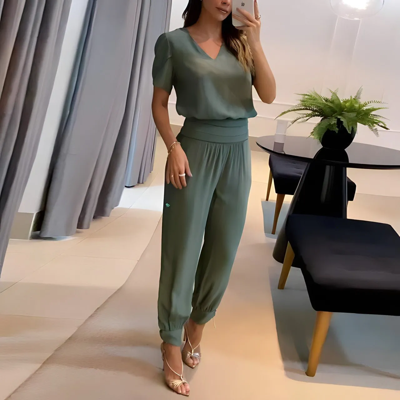 Pakwa | Stylish Blouse & Pants Set – Trendy & Effortless