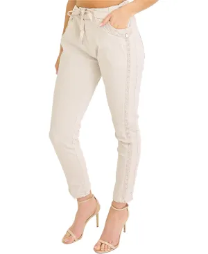 Pants w/ Eyelet Trim