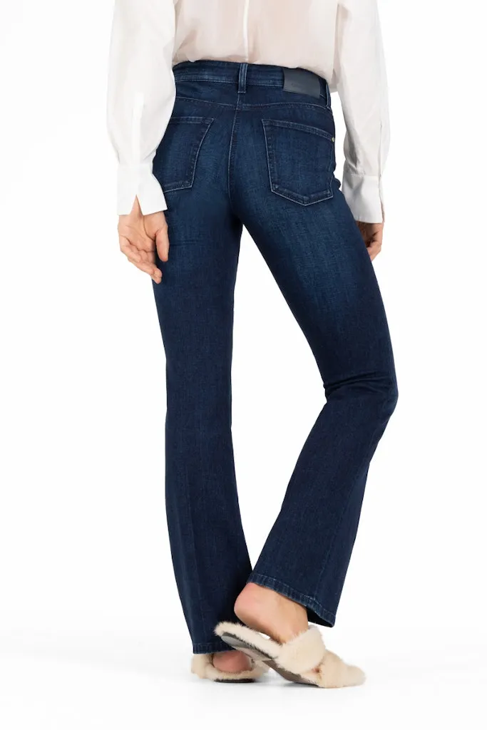 Paris Flared Denim jeans Mid ink used