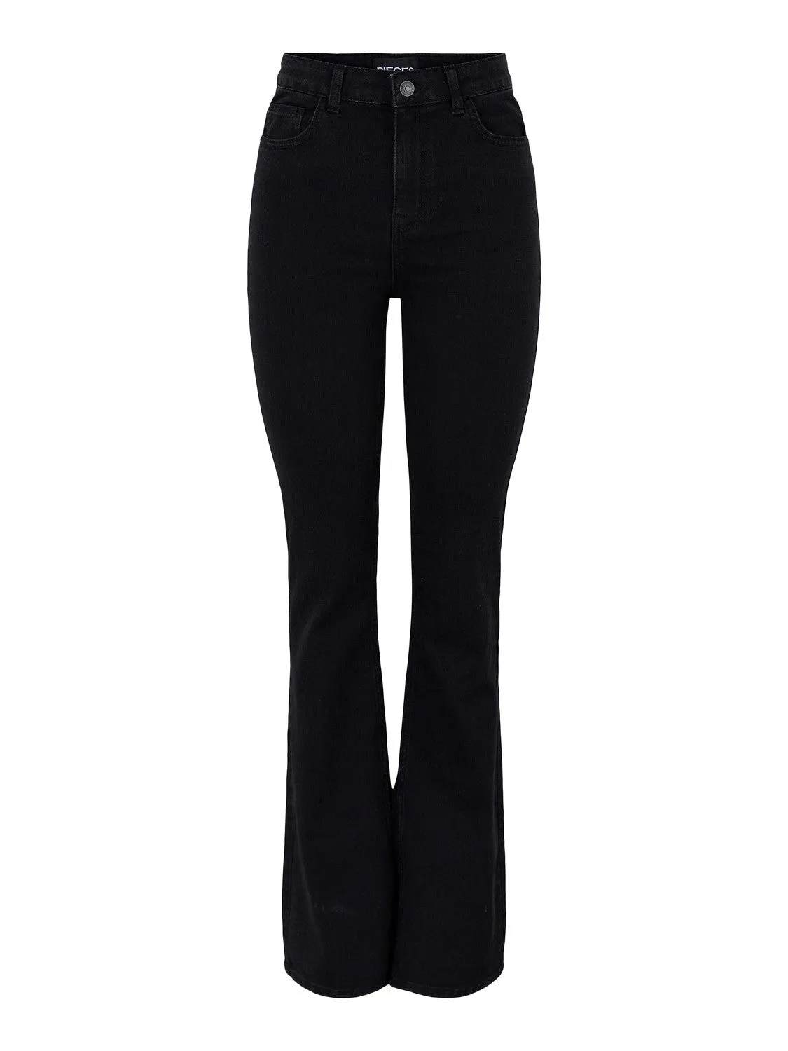 Peggy High Waisted Flared Jeans - Black
