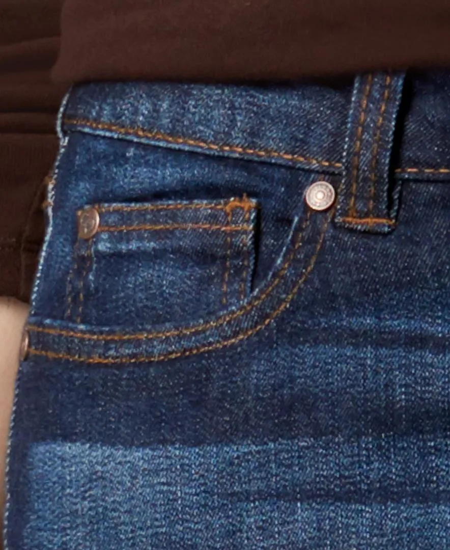 Plus Trendy Ripped Girlfriend Jeans