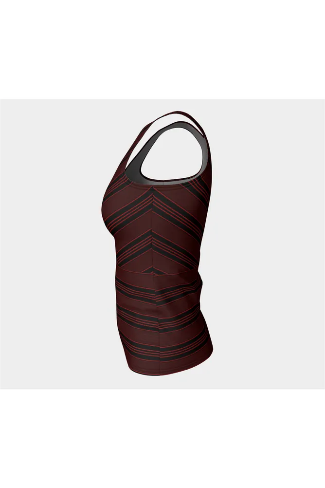 Red Striped Tank Top