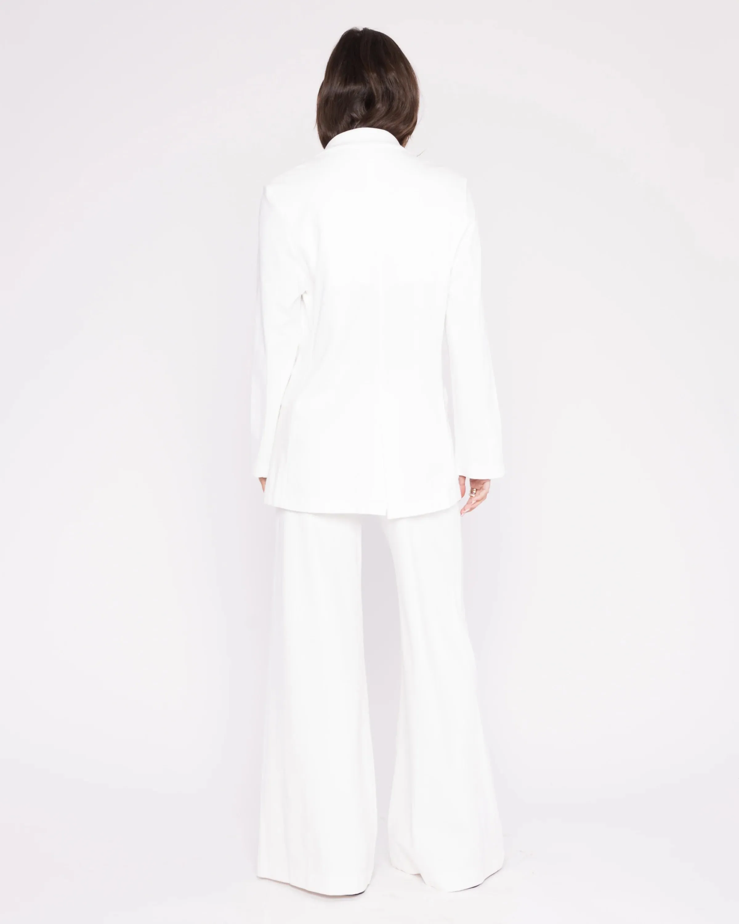 Ripley Rader Off-White Ponte Knit Oversized Blazer
