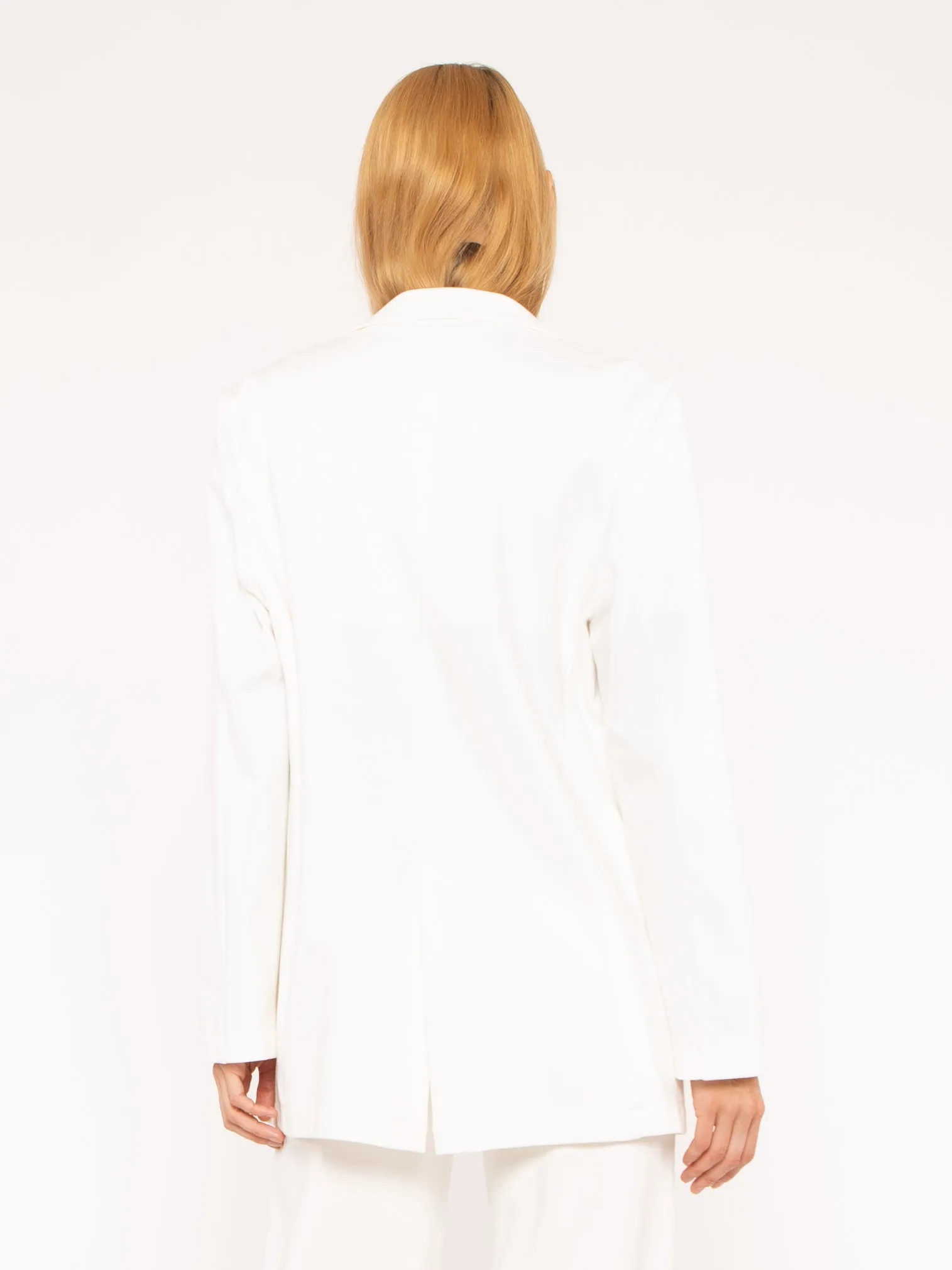 Ripley Rader Off-White Ponte Knit Oversized Blazer