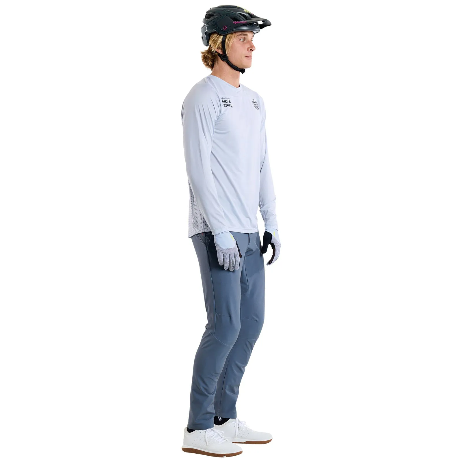 Ruckus Long Sleeve Ride Tee Burn Out Mist